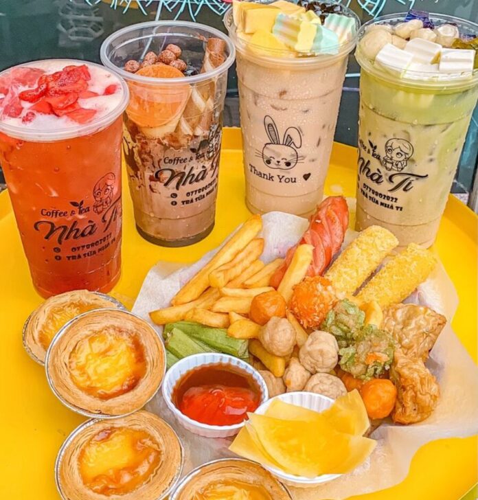 mở quán đồ ăn vặt và trà sữa