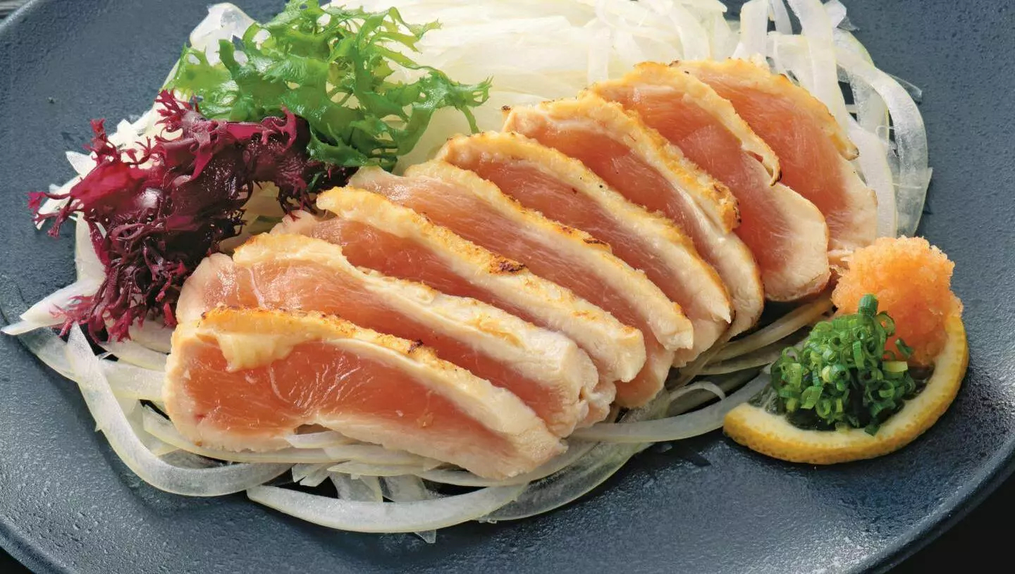 sashimi gà tại shinbashi