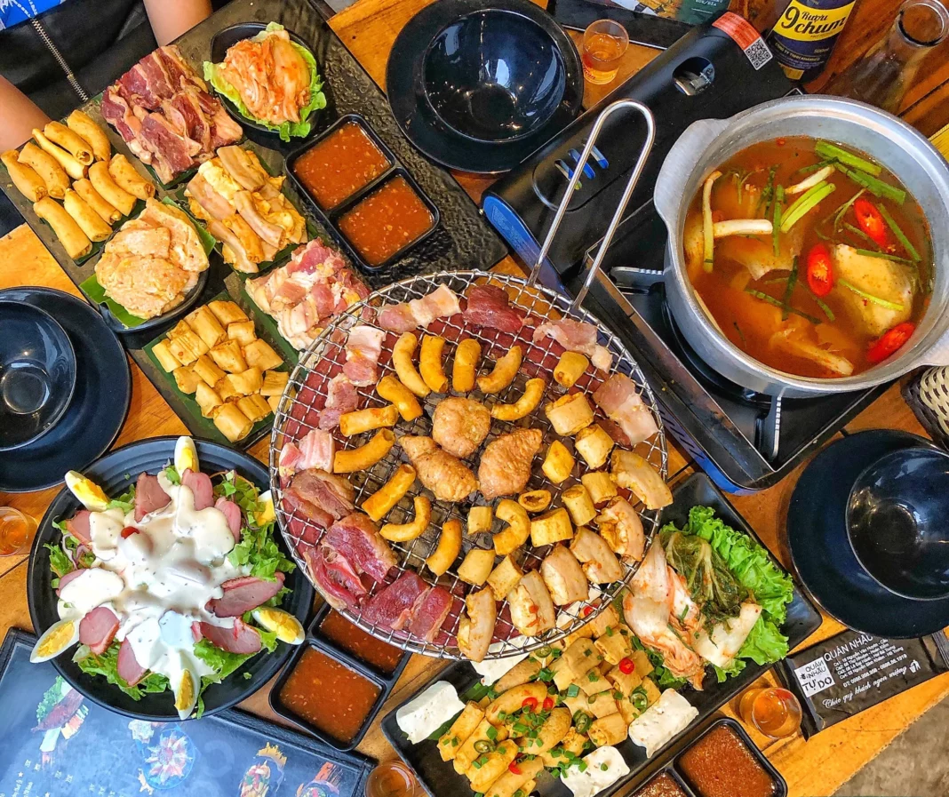 thiết kế menu quán nhậu