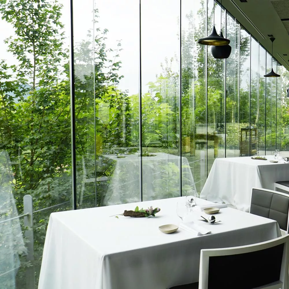 azurmendi restaurant lấy thiên nhiên làm kiến trúc chủ đạo