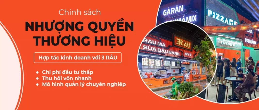 nhượng quyền 3 râu