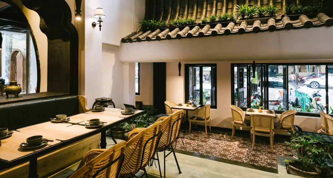 thiết kế nhà hàng chay