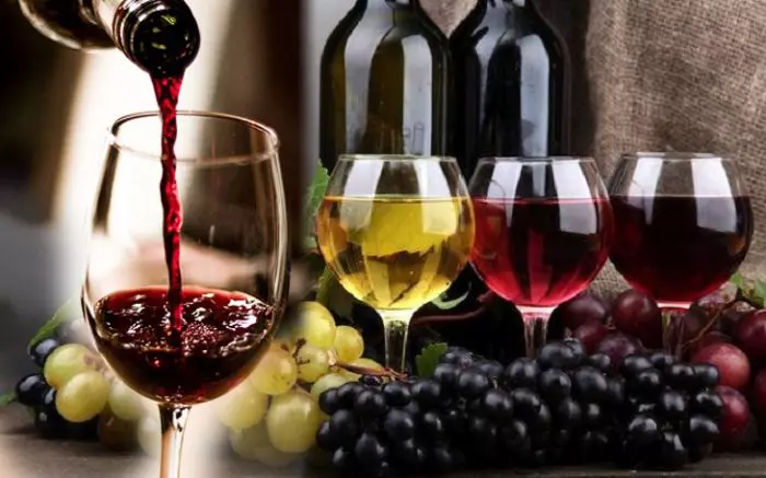 phân biệt rượu vang đỏ và rượu vang trắng