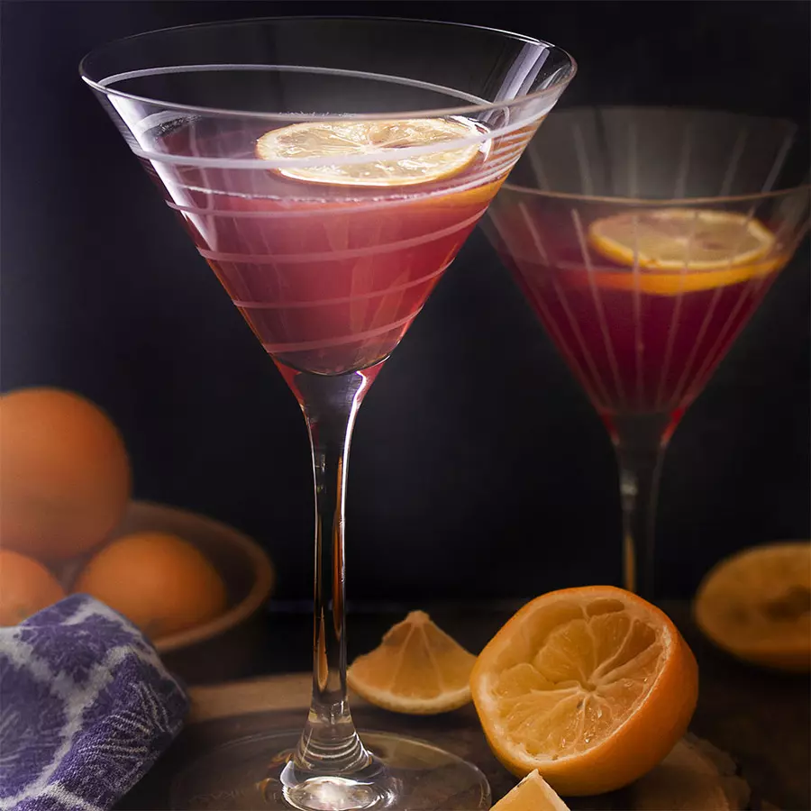 trang trí cosmopolitan cocktail 