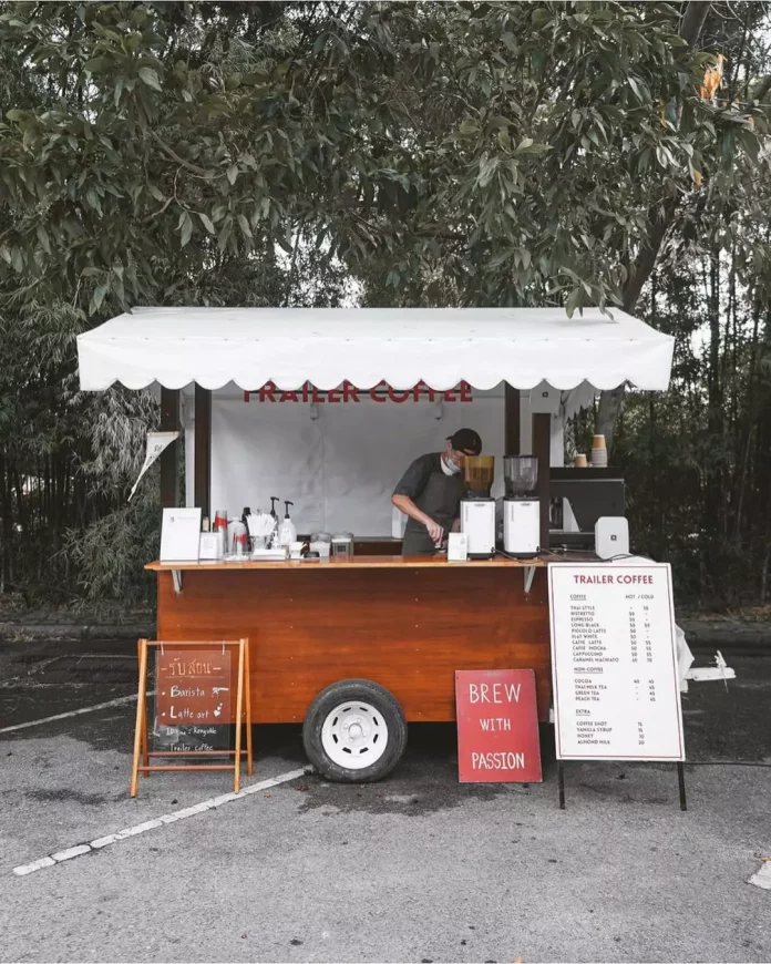 mở quán trà sữa lề đường