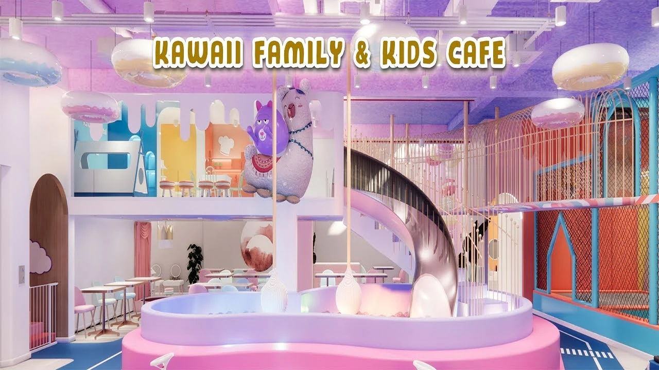 không gian kawaii family and kids cafe