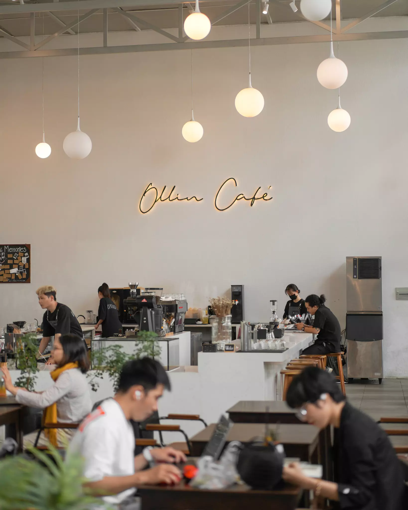 khu order của quán Ollin Café 
