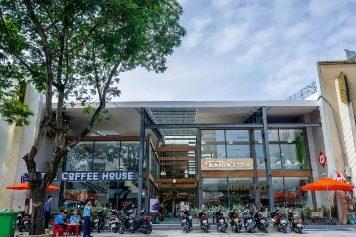 mặt bằng quán cà phê