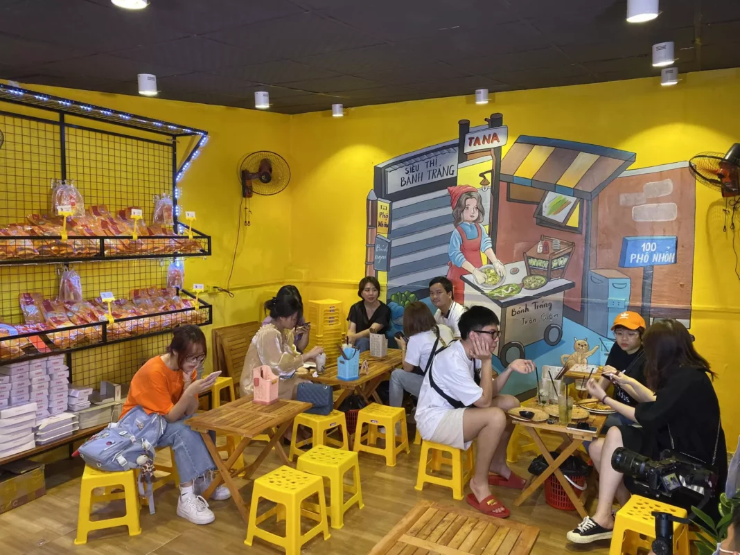 mô hình quán ăn vặt nhỏ