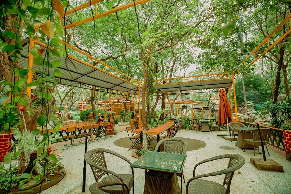 ý tưởng mở quán cafe sân vườn