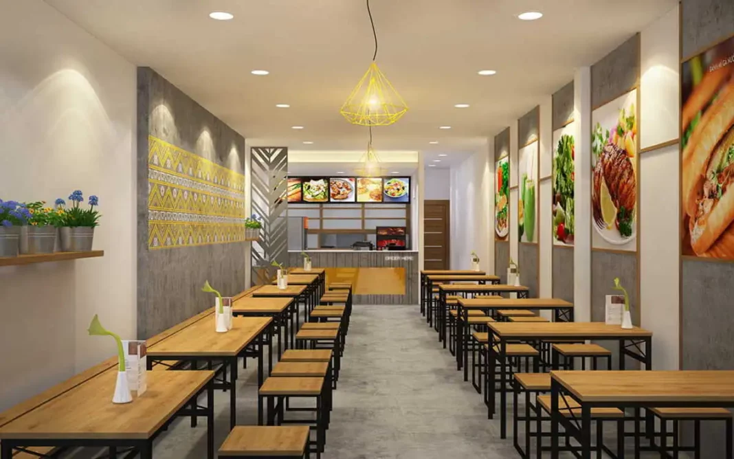 mô hình quán phở hiện đại