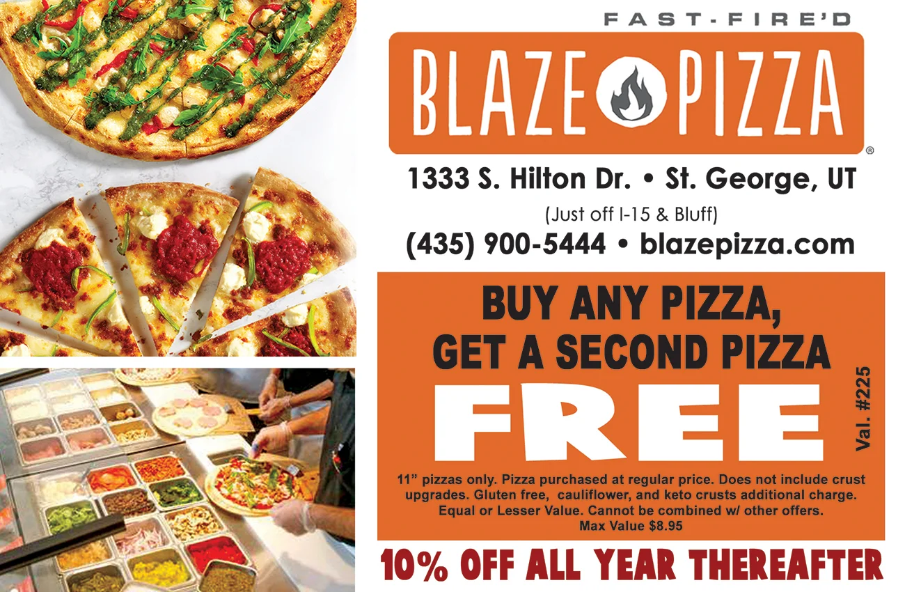 chương trình khuyến mãi của blaze pizza 