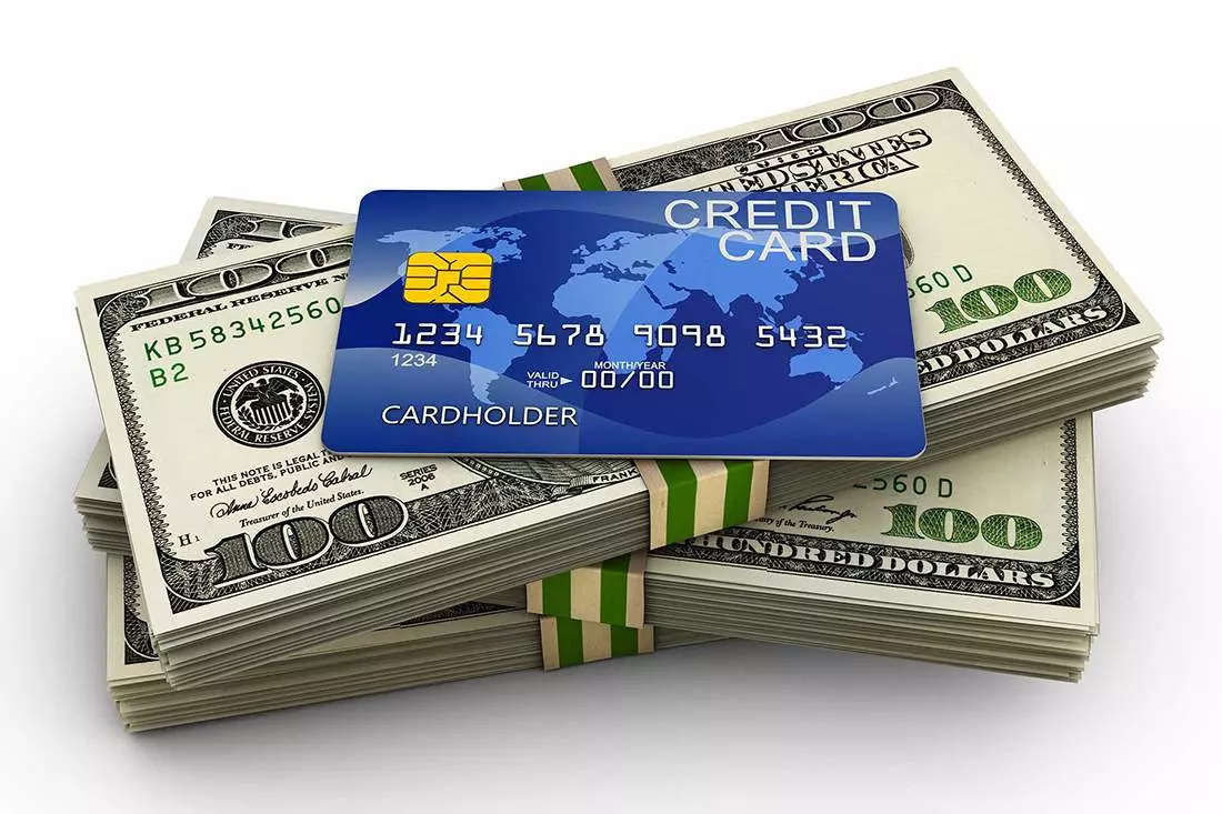 credit cards and dollar