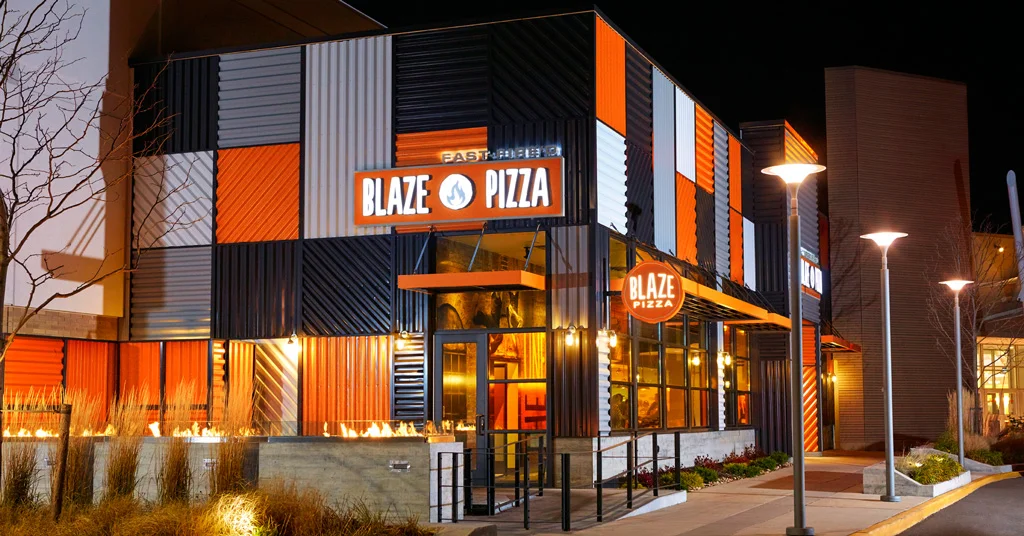 một cơ sở của blaze pizza tại mỹ 