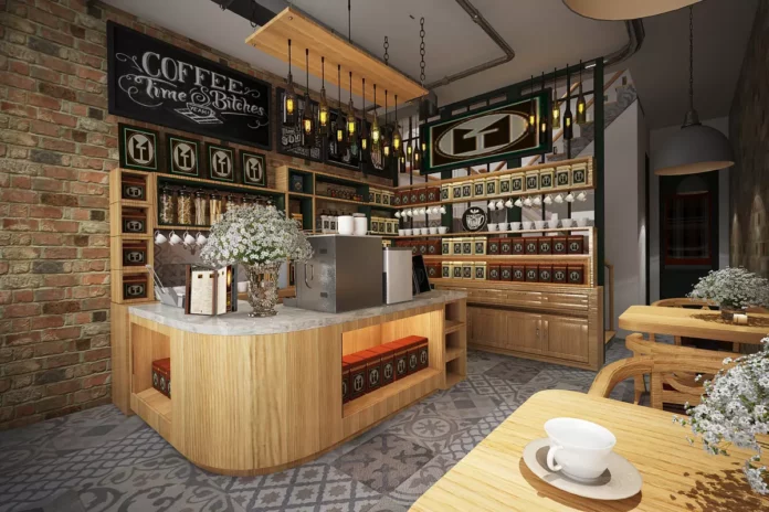 quầy bar cafe