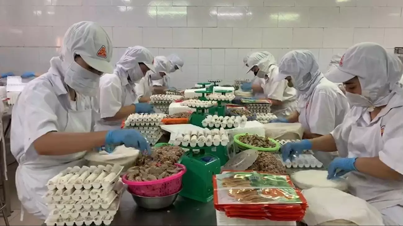 quy trình sản xuất thực phẩm vissan 