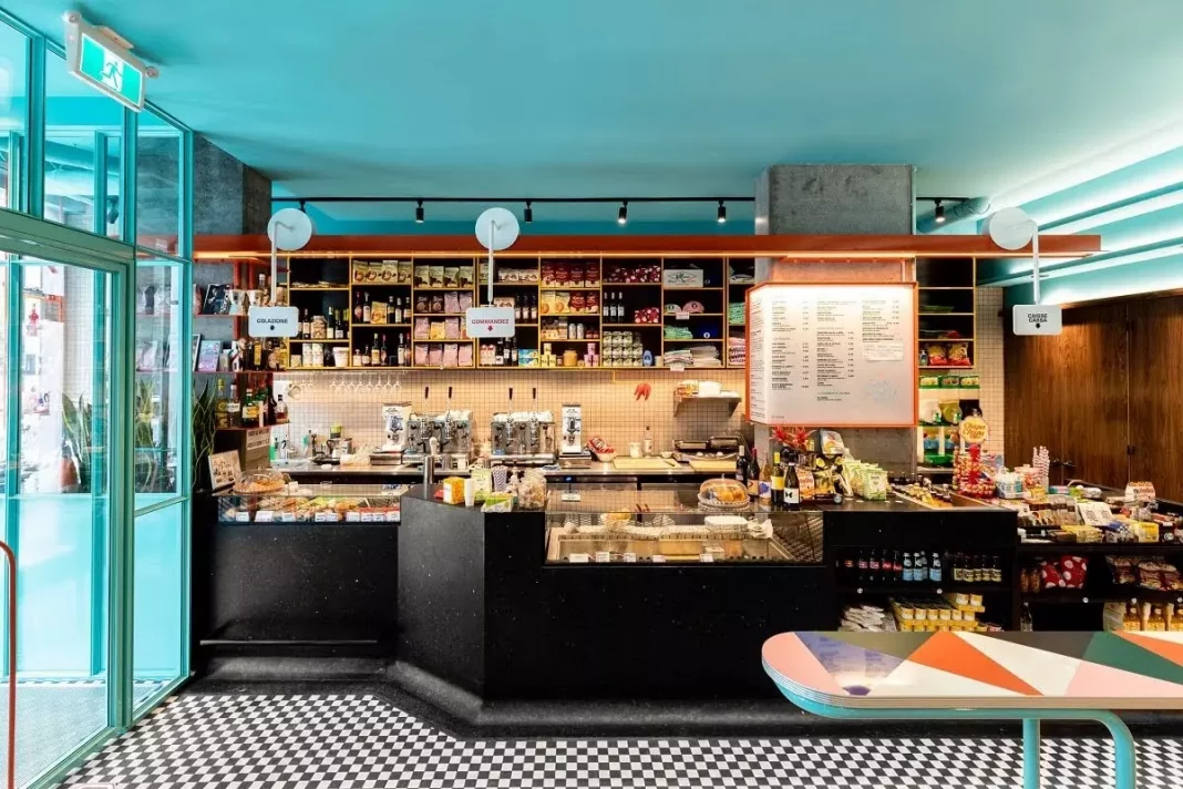 quầy pha chế cafe