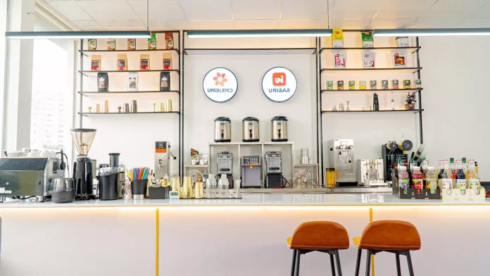 quầy pha chế trà sữa