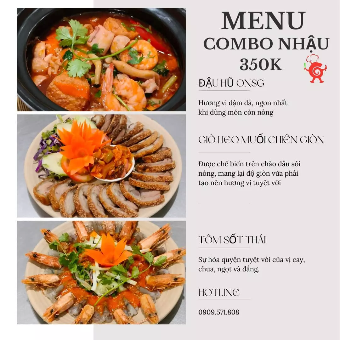 menu ốc nhớ